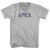 Ames Adult Cotton V-neck T-shirt - Grey Heather