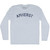 Amherst Adult Tri-Blend Long Sleeve T-shirt - Athletic White