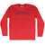 Bloomington Adult Tri-Blend Long Sleeve T-shirt - Athletic Red