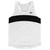 White And Black Arch Running Track Tops Made In USA