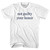 Not Guilty Your Honor Rage Font Womens Cotton Junior Cut T-Shirt - White