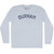 Durham Adult Tri-Blend Long Sleeve T-shirt - Athletic White