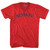 Newark Adult Tri-Blend V-neck T-shirt - Athletic Red