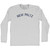 New Paltz Adult Cotton Long Sleeve T-shirt - Grey Heather