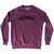 Normal Adult Tri-Blend Sweatshirt - Cranberry