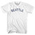 Seattle Youth Cotton T-shirt - White
