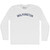 Wilmington Adult Cotton Long Sleeve T-shirt - White