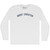 West Chester Adult Cotton Long Sleeve T-shirt - White