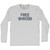 Free Shrugs Adult Cotton Long Sleeve T-shirt - Grey Heather