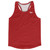 Blank Red Dark Running Racerback Singlet Track Tops Made In USA