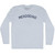 Mendocino Adult Tri-Blend Long Sleeve T-shirt - Athletic White
