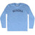Winona Adult Tri-Blend Long Sleeve T-shirt - Athletic Blue
