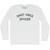 Chief Vibes Officer Adult Cotton Long Sleeve T-shirt - White