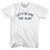 Let's Blame The Algo Womens Cotton Junior Cut T-Shirt - White