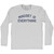 Mindset Is Everything Adult Cotton Long Sleeve T-shirt - Grey Heather