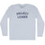 Project Leader Adult Tri-Blend Long Sleeve T-shirt - Athletic White