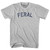 Feral Adult Cotton T-shirt - Cool Grey