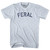 Feral Adult Tri-Blend T-shirt - Athletic White
