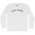 Ke-mo Sah-bee Adult Cotton Long Sleeve T-shirt - White