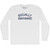 Socially Awkward Adult Cotton Long Sleeve T-shirt - White