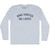 Rino Hunter No Limits Adult Tri-Blend Long Sleeve T-shirt - Athletic White