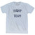 Fight Team Adult Tri-Blend T-shirt - Athletic White