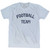 Football Team Adult Tri-Blend T-shirt - Athletic White