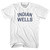 Indian Wells Adult Cotton T-shirt - White