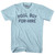Pool Boy For-Hire Adult Cotton T-shirt - Light Blue