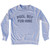 Pool Boy For-Hire Adult Tri-Blend Sweatshirt - Grey Heather
