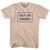 Out Of Order Sign Adult Cotton T-shirt - Creme