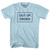 Out Of Order Sign Adult Cotton T-shirt - Light Blue