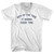 60% Of The Time It Works Every Time Adult Tri-Blend V-neck T-shirt - White