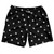 Stars Swim Shorts 7" Made in USA - Black