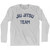 Jiu Jitsu Team Adult Cotton Long Sleeve T-shirt - Grey Heather
