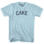 Cake Adult Cotton T-shirt - Light Blue