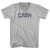 Cash Adult Cotton V-neck T-shirt - Grey Heather