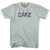 Cake Adult Tri-Blend T-shirt - Athletic Cool Grey