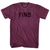 Fins Adult Tri-Blend T-shirt - Athletic Cranberry
