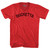 Ducketts Adult Tri-Blend V-neck T-shirt - Athletic Red