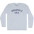 SOULSVILLE U.S.A. Adult Tri-Blend Long Sleeve T-shirt - Athletic White
