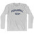 Pickleball Team Adult Cotton Long Sleeve T-shirt - Grey Heather