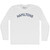 Hamiltons Adult Cotton Long Sleeve T-shirt - White