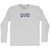 Quid Adult Cotton Long Sleeve T-shirt - Grey Heather