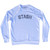 Stash Adult Tri-Blend Sweatshirt - White