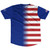 American Flag And Anguilla Flag Combination Soccer Jersey Made In USA