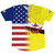 American Flag And Brunei Flag Combination Soccer Jersey Made In USA