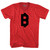 B Money Adult Tri-Blend V-neck T-shirt - Athletic Red