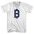 B Money Adult Tri-Blend V-neck T-shirt - White