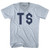 T Money Adult Tri-Blend V-neck T-shirt - Athletic White